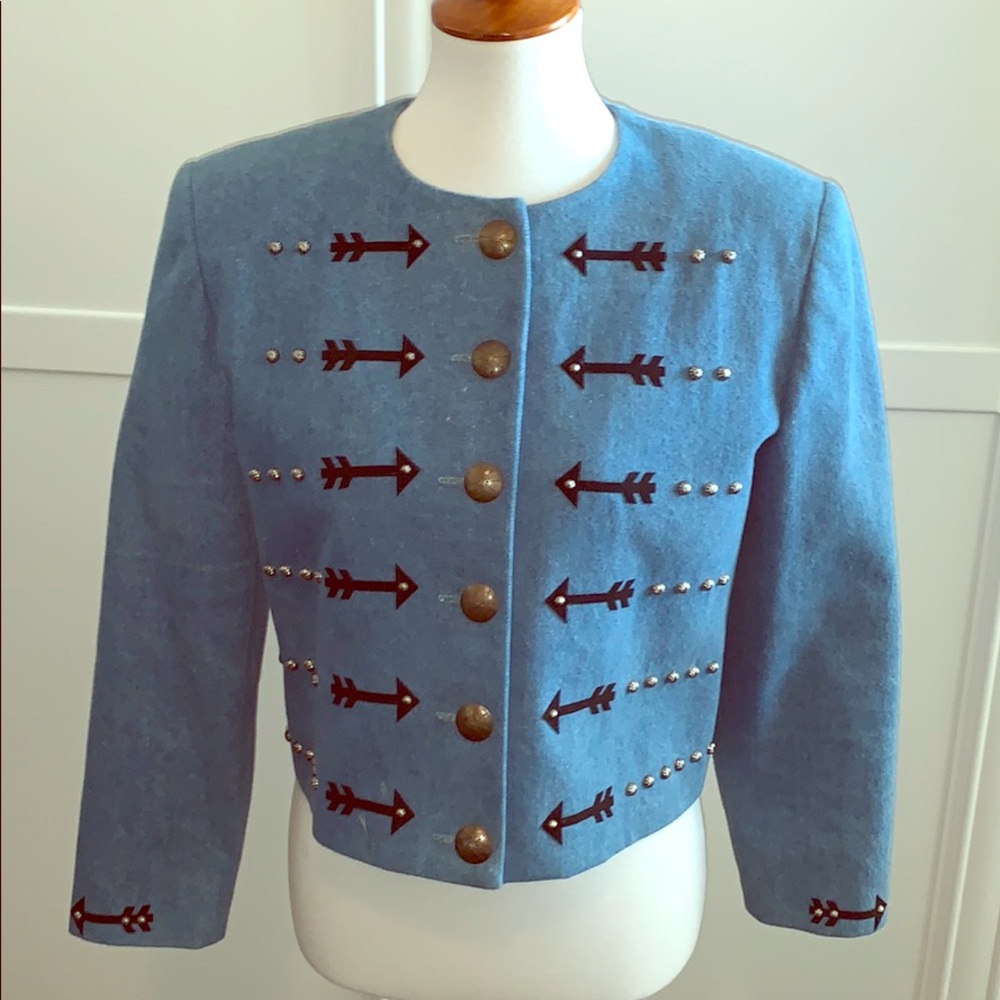 Vintage western style studded jacket